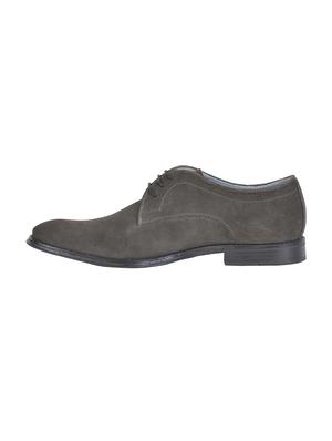 grey suede derbis shoes - 17636693 - Standard Image - 2