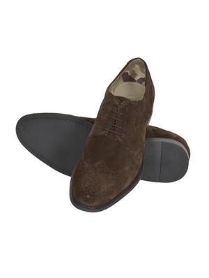 brown leather lace up shoes - 17636700 - Standard Image - 5