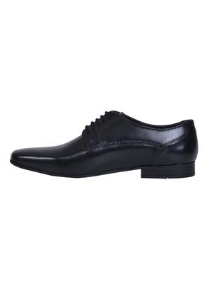 black leather lace up shoes - 17636704 - Standard Image - 2