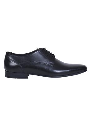 black leather lace up shoes - 17636704 - Standard Image - 3