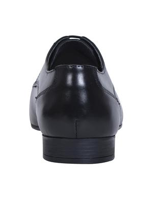 black leather lace up shoes - 17636704 - Standard Image - 4