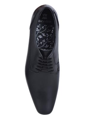 black leather lace up shoes - 17636704 - Standard Image - 6