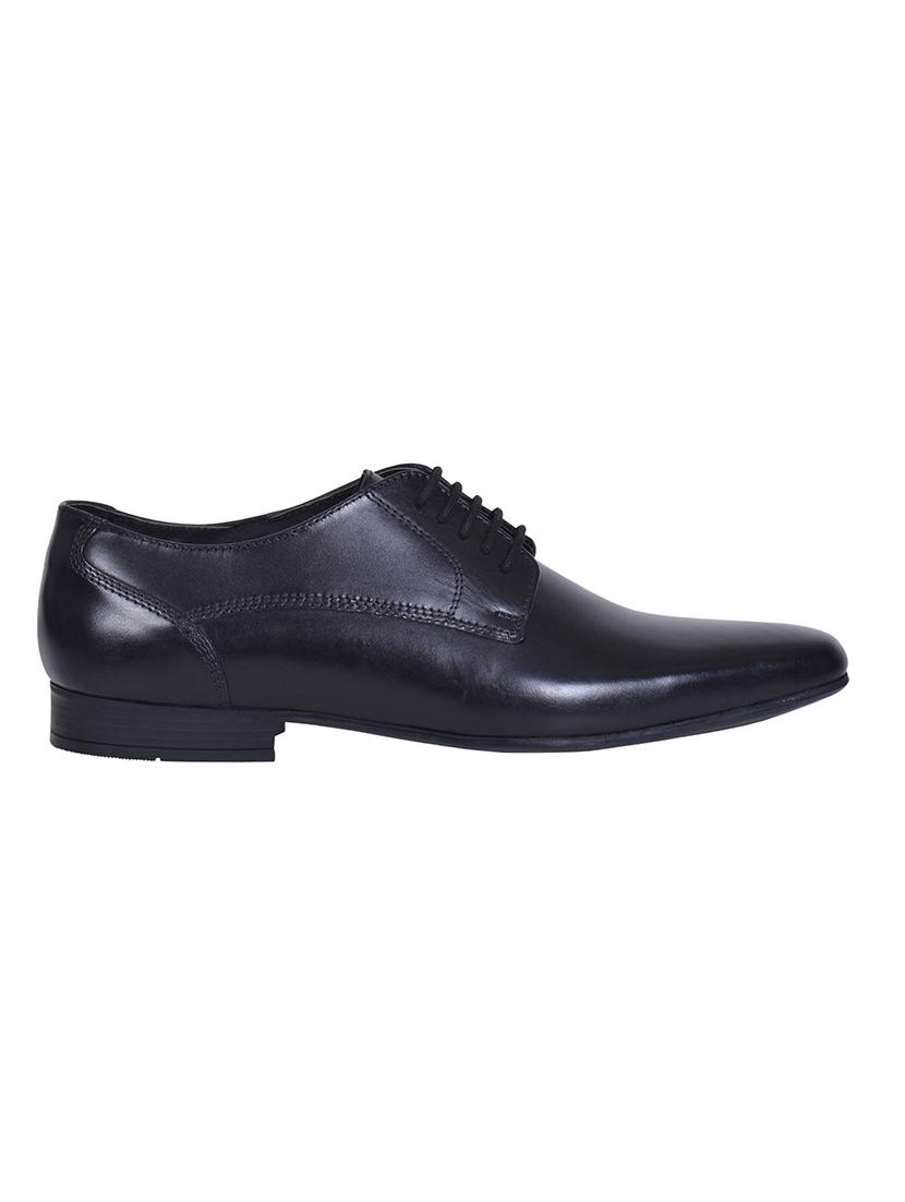 black leather lace up shoes - 17636704 - Zoom Image - 3