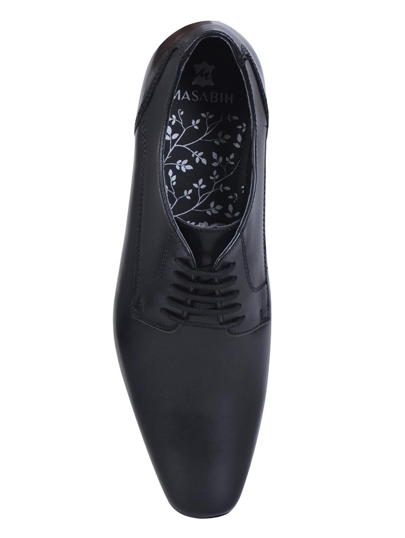 black leather lace up shoes - 17636704 - Zoom Image - 6