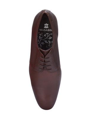 brown leather lace up shoes - 17636713 - Standard Image - 6