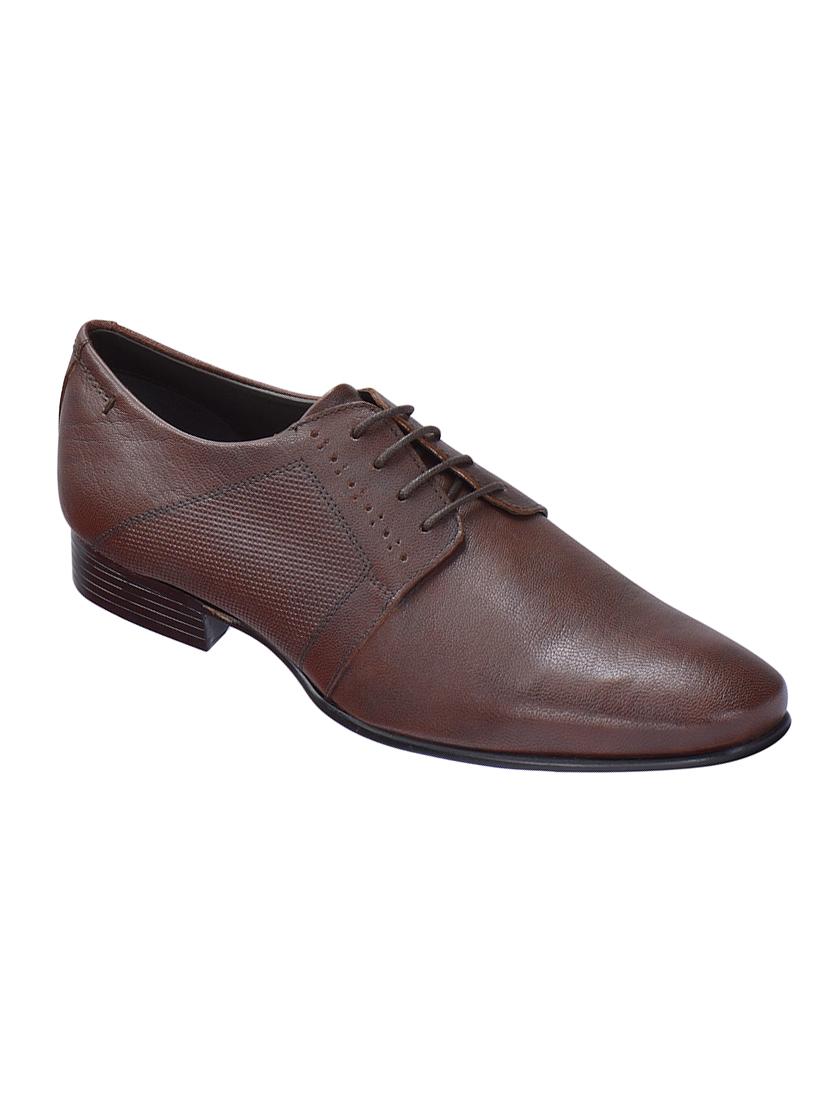 brown leather lace up shoes - 17636713 - Zoom Image - 1