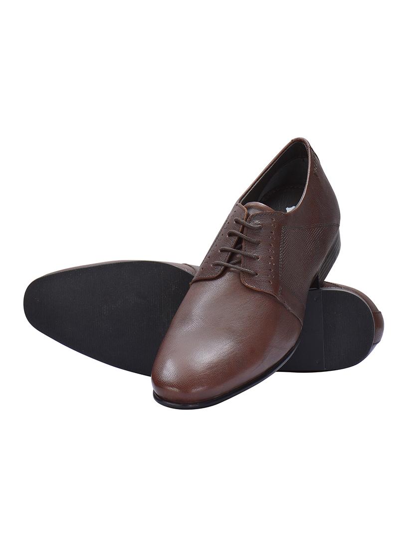 brown leather lace up shoes - 17636713 - Zoom Image - 5