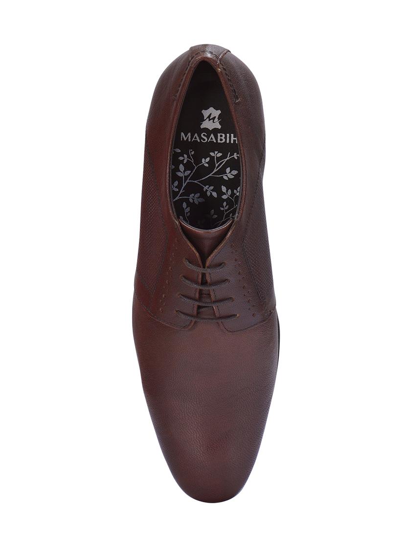 brown leather lace up shoes - 17636713 - Zoom Image - 6