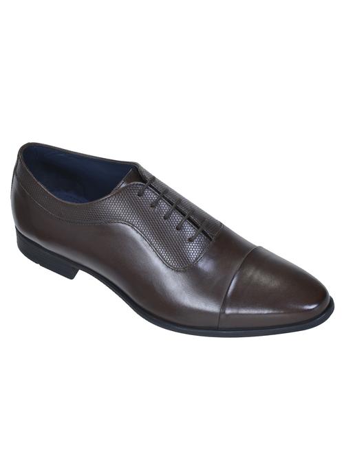 brown leather oxfords shoes - 17636719 - Standard Image - 1