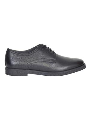 black leather lace up shoes - 17636720 - Standard Image - 2