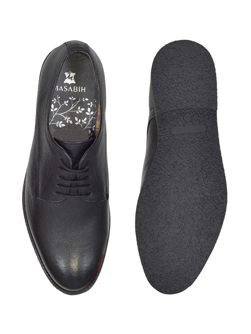 black leather lace up shoes - 17636720 - Zoom Image - 4