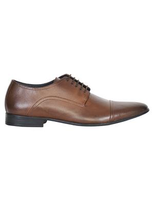 brown leather derbis shoes - 17636721 - Standard Image - 2