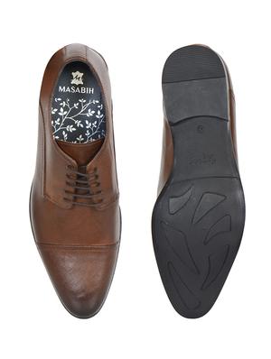 brown leather derbis shoes - 17636721 - Standard Image - 4