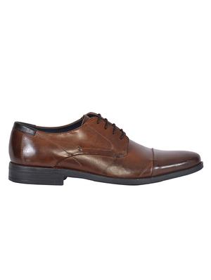 tan leather lace up shoes - 17636724 - Standard Image - 2