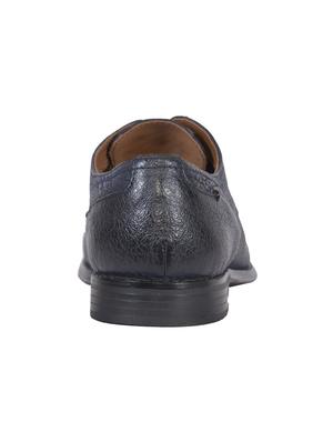 navy leather derbis shoes - 17636736 - Standard Image - 3