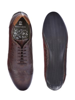 brown leather oxfords shoes - 17636738 - Standard Image - 4