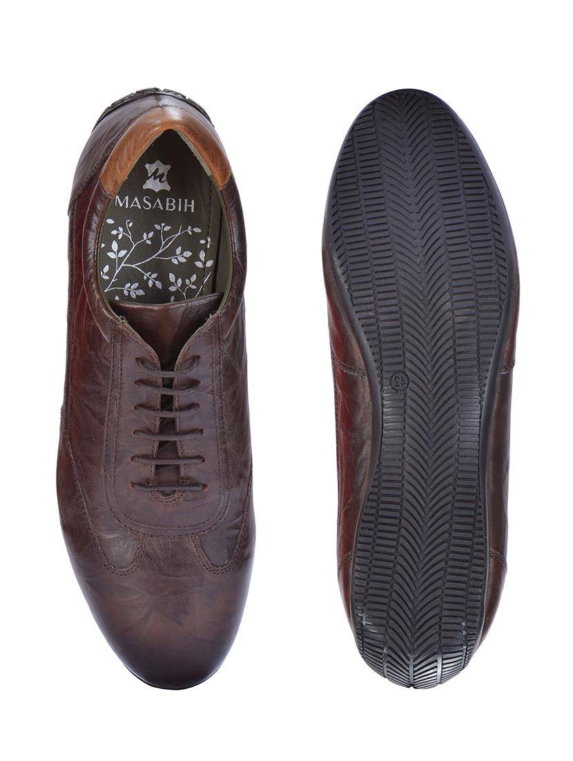 brown leather oxfords shoes - 17636738 - Zoom Image - 4