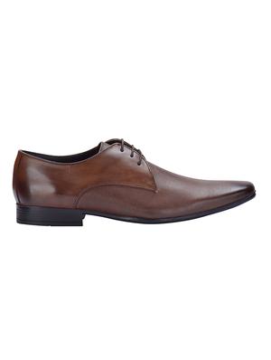 brown leather lace up shoes - 17636741 - Standard Image - 2