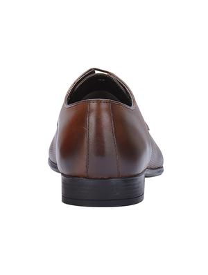 brown leather lace up shoes - 17636741 - Standard Image - 3