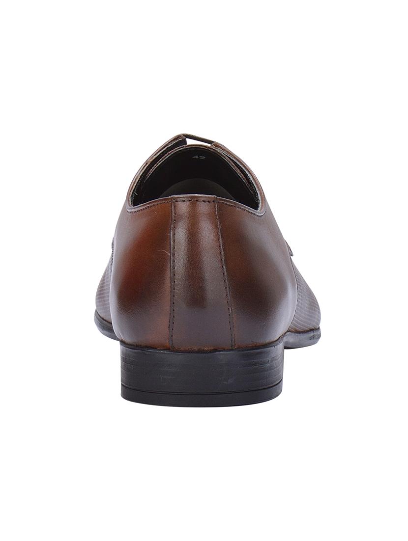 brown leather lace up shoes - 17636741 - Zoom Image - 3