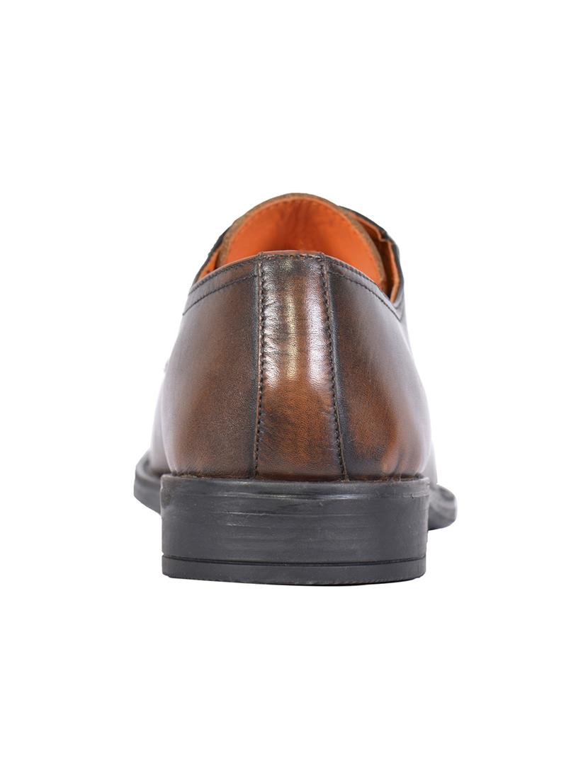 brown leather lace up shoes - 17636747 - Zoom Image - 3