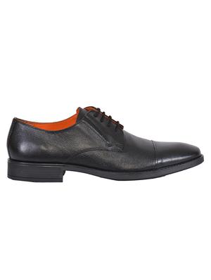 black leather derbis shoes - 17636749 - Standard Image - 2
