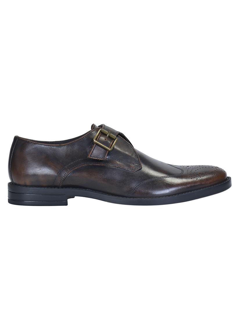 tan leather lace up shoes - 17636754 - Zoom Image - 2