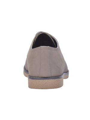 grey leather lace up shoes - 17636760 - Standard Image - 3