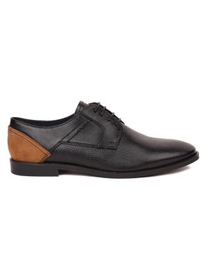 black leather derbis shoes - 17636761 - Standard Image - 2