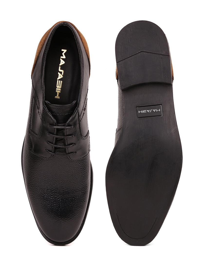 black leather derbis shoes - 17636761 - Zoom Image - 4