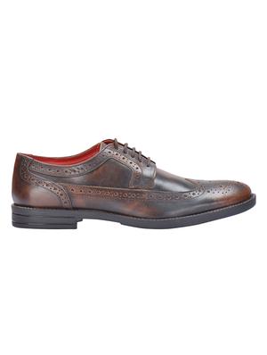 tan leather lace up shoes - 17636769 - Standard Image - 2