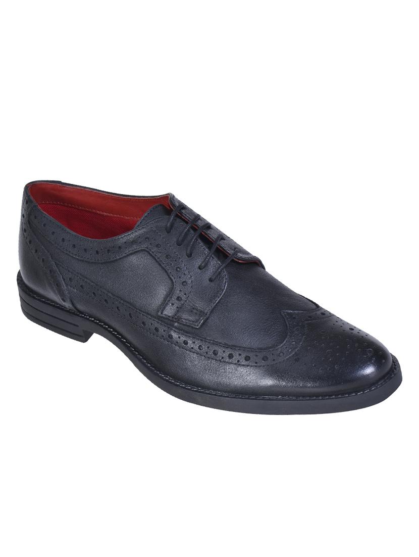 black leather derbis shoes - 17636772 - Zoom Image - 1