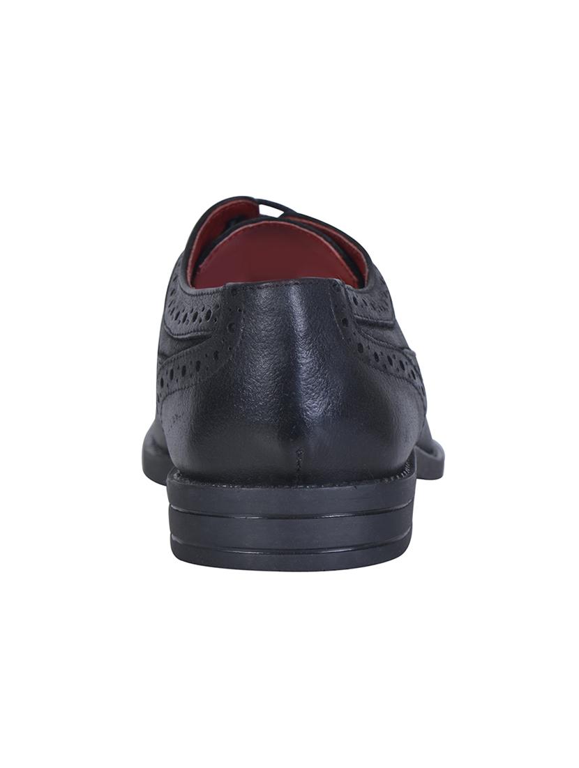 black leather derbis shoes - 17636772 - Zoom Image - 3