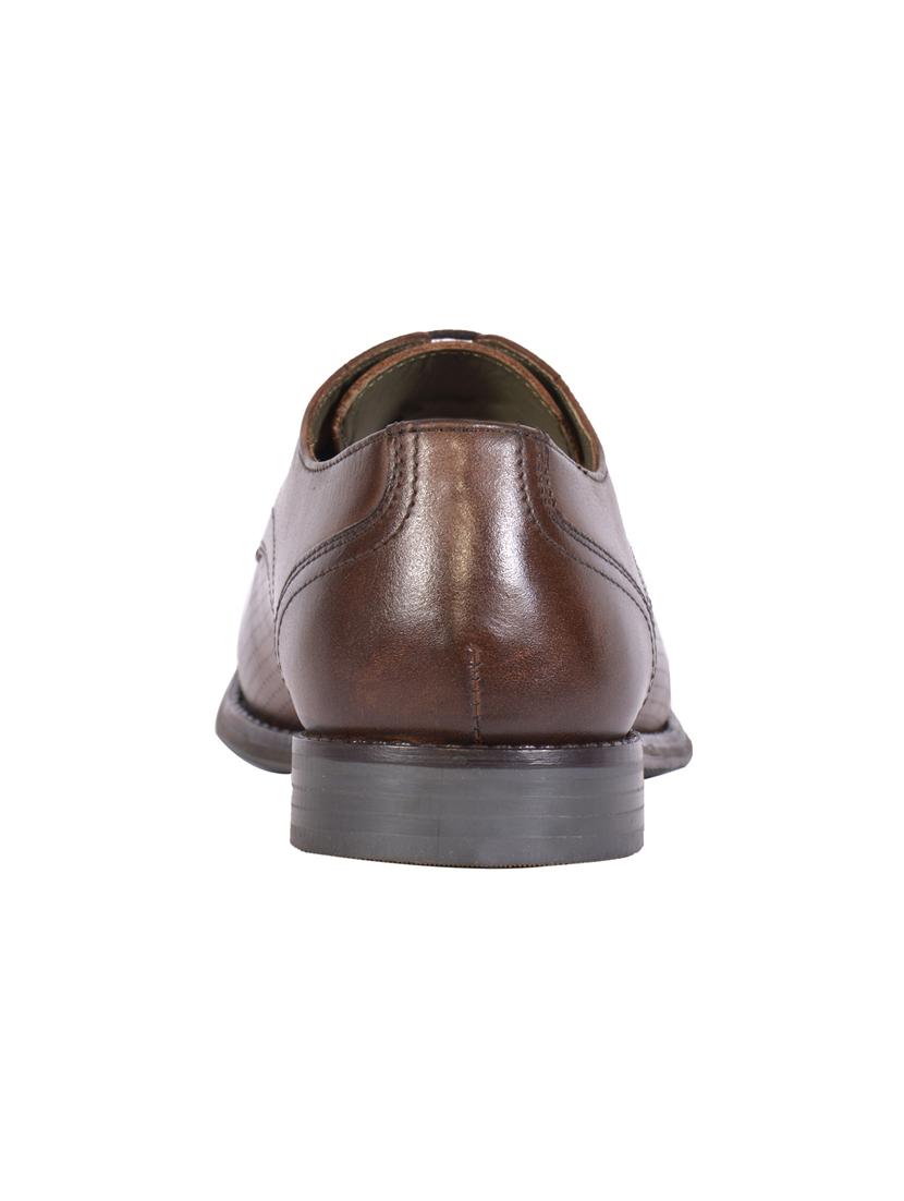 brown leather derbis shoes - 17636780 - Zoom Image - 3