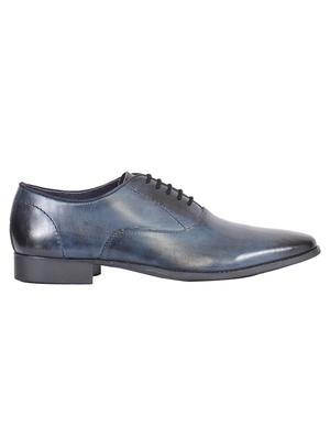 navy leather oxfords shoes - 17636782 - Standard Image - 2