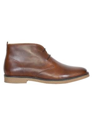 tan leather ankle boots shoes - 17636784 - Standard Image - 2