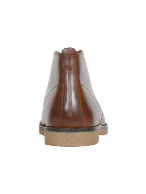 tan leather ankle boots shoes - 17636784 - Standard Image - 3