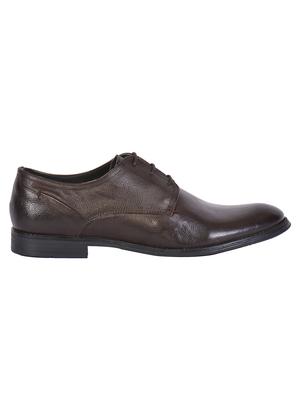 brown leather lace up shoes - 17636789 - Standard Image - 2