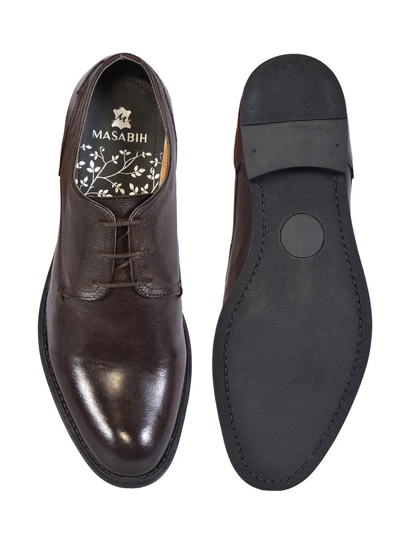 brown leather lace up shoes - 17636789 - Zoom Image - 4