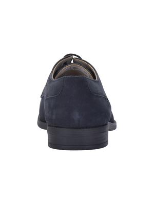 navy leather lace up shoes - 17636792 - Standard Image - 3