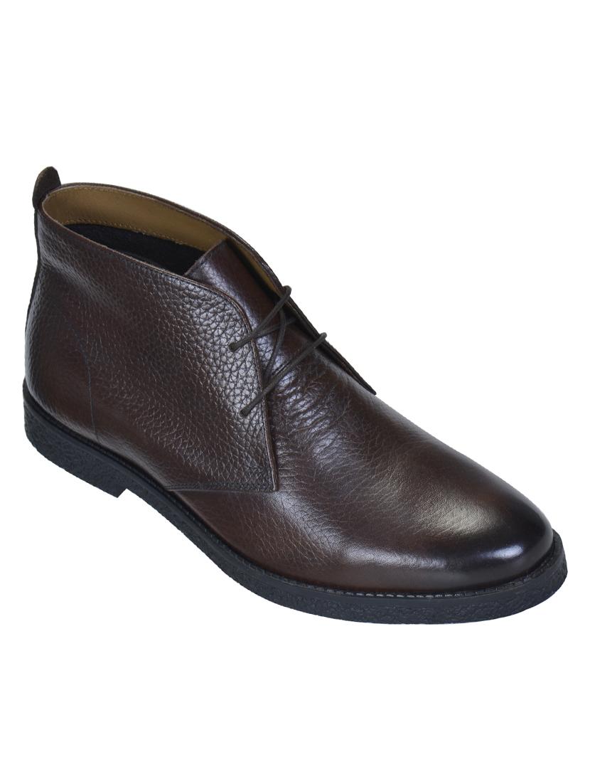 brown leather ankle boots shoes - 17636793 - Zoom Image - 1