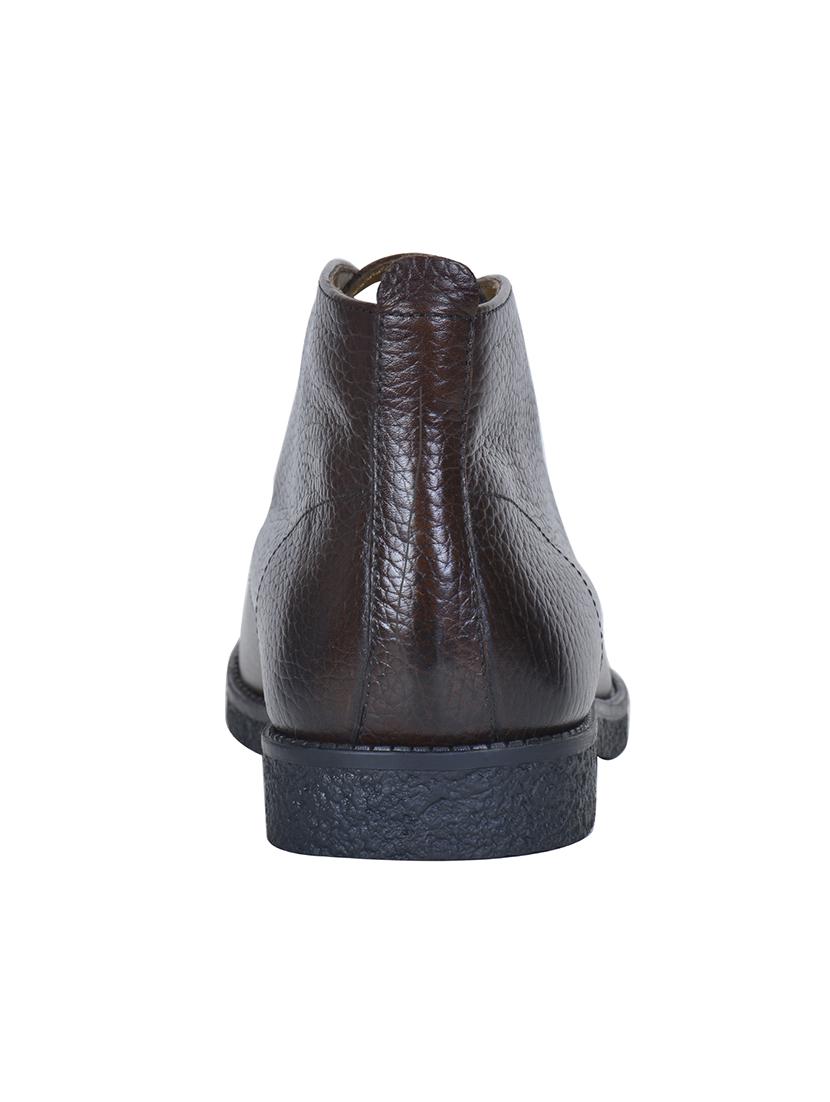 brown leather ankle boots shoes - 17636793 - Zoom Image - 3