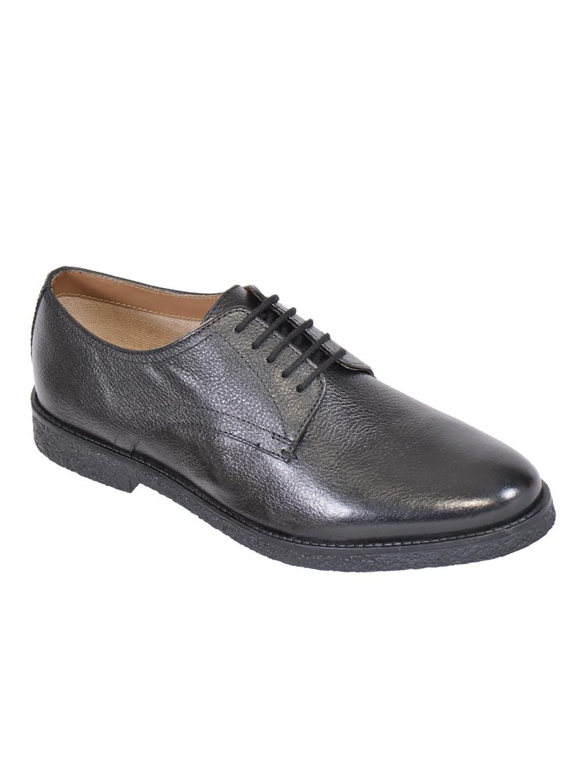 black leather lace up shoes - 17636797 - Zoom Image - 1