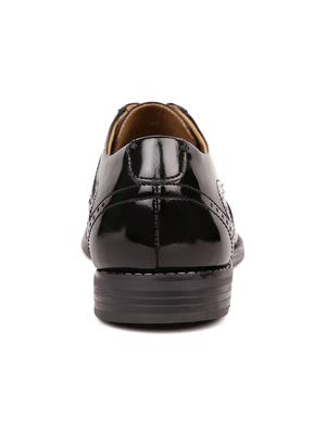 black leather derbis shoes - 17636809 - Standard Image - 3