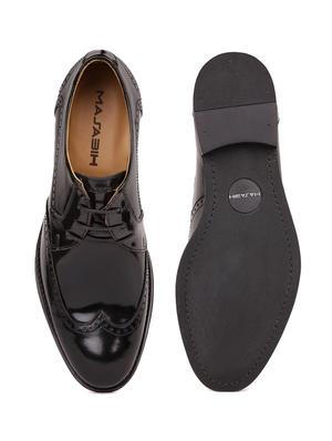 black leather derbis shoes - 17636809 - Standard Image - 4