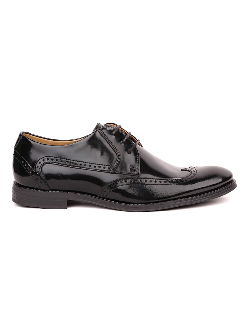 black leather derbis shoes - 17636809 - Zoom Image - 2