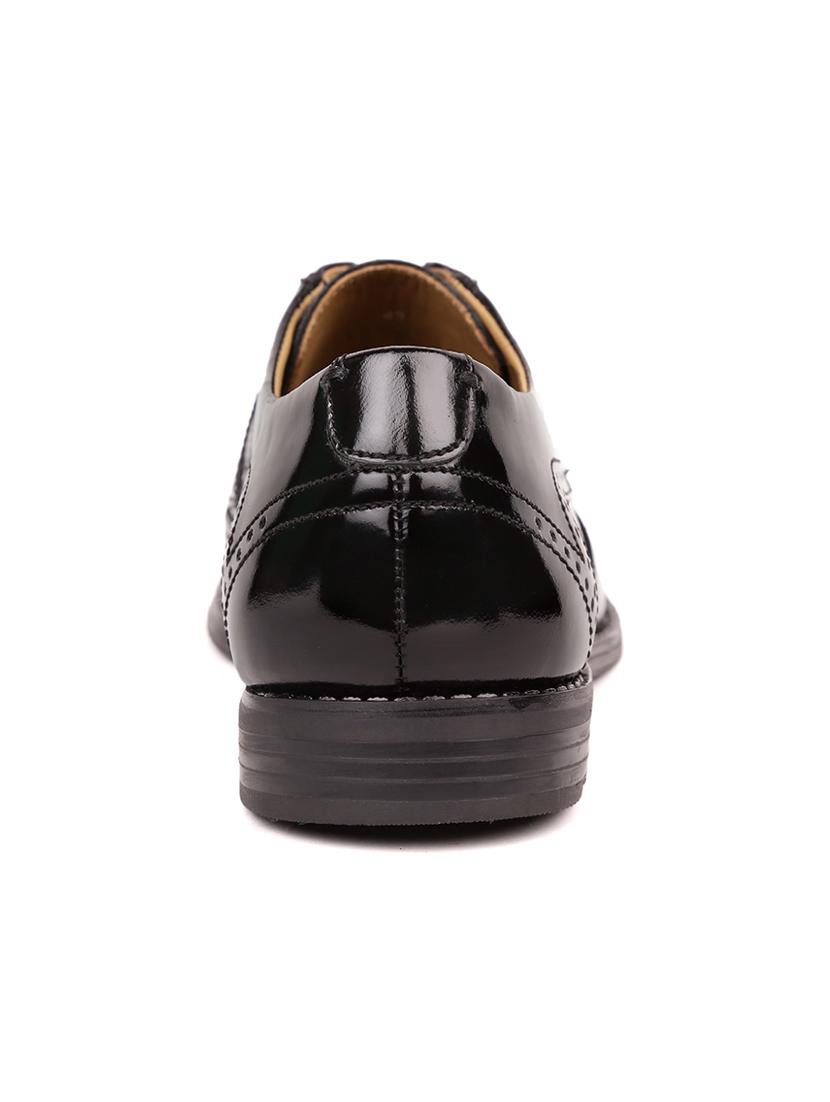 black leather derbis shoes - 17636809 - Zoom Image - 3