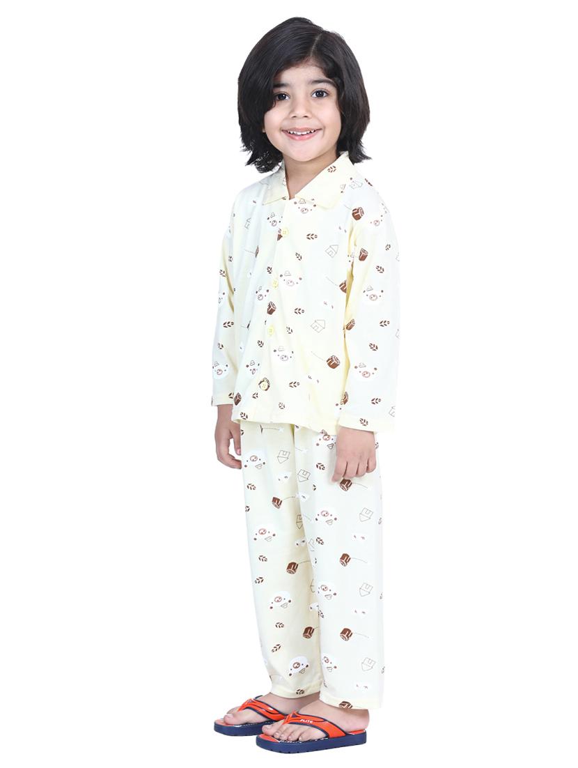 yellow pyjama set nightwear - 17637747 - Zoom Image - 2