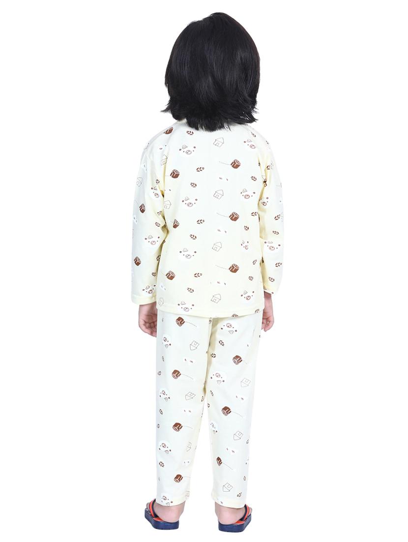 yellow pyjama set nightwear - 17637747 - Zoom Image - 3