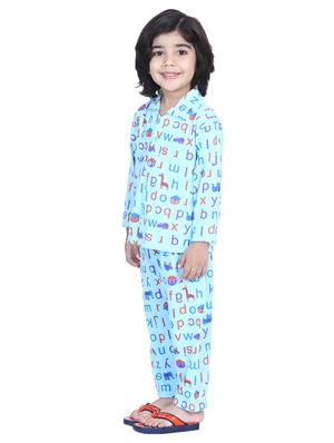 light blue pyjama set nightwear - 17637749 - Standard Image - 2